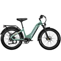Himiway D5 Zebra Step-Thru Electric Bike - 750W Power | 20Ah Battery | 28mph Speed | 80mi Range