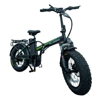 Allegro City Fold foldbar elektrisk cykel - 1000W strøm | 20Ah batteri | 30mph hastighed | 80mi 