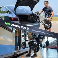 isinwheel CityGlide U1 foldbar elcykel - 500W effekt | 7.8Ah batteri | 20mph hastighed | 28mi rækkevidde