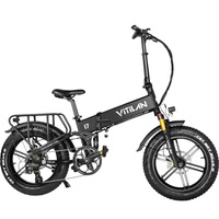 I7 Pro 3.0 foldbar elektrisk cykel - 1200W effekt | 20Ah batteri | 28mph hastighed | 65mi rækkevidde