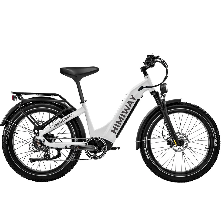 Himiway D5 Zebra Step-Thru Electric Bike - 750W Power | 20Ah Battery | 28mph Speed | 80mi Range
