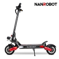 Nanrobot LS7+ Electric Elektrisk scooter | Ekstrem ydeevne | 2400W (4800W Peak) Power | 55mph Speed | 40Ah Battery | 45mi Range | Dual Motor Design | High Performance Transport