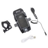 Telefonholder med powerbank LED-lys