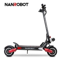 Nanrobot LS7+ Electric Elektrisk scooter | Ekstrem ydeevne | 2400W (4800W Peak) Power | 55mph Speed | 40Ah Battery | 45mi Range | Dual Motor Design | High Performance Transport