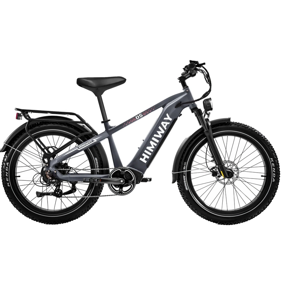 Himiway D5 Zebra High-Step Electric Bike - 750W Power | 20Ah Battery | 28mph Speed | 80mi Range