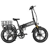 Vitilan I7 Pro 3.0 foldbar elektrisk cykel - 750W strøm | 20Ah batteri | 28mph hastighed | 65mi rækkevidde