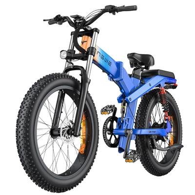 ENGWE X24 foldbar elcykel - 1200W effekt | 29.2Ah batteri | 31mph hastighed | 93mi rækkevidde