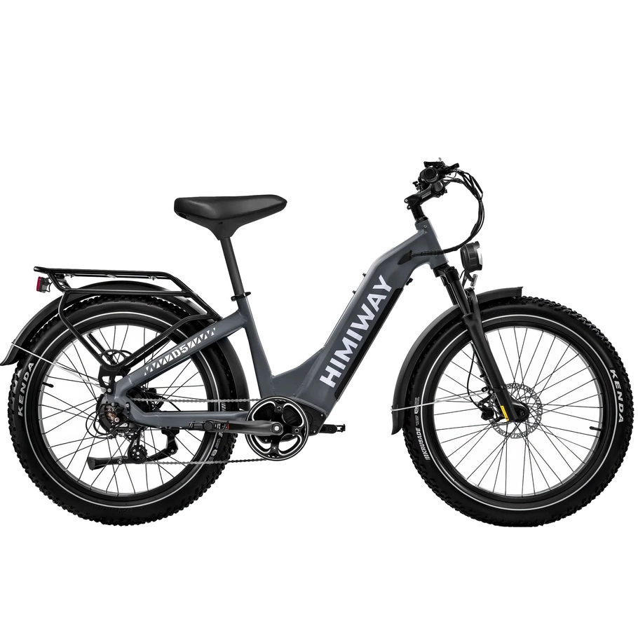 Himiway D5 Zebra Step-Thru Electric Bike - 750W Power | 20Ah Battery | 28mph Speed | 80mi Range