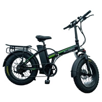 Allegro City Fold foldbar elektrisk cykel - 1000W strøm | 20Ah batteri | 30mph hastighed | 80mi 