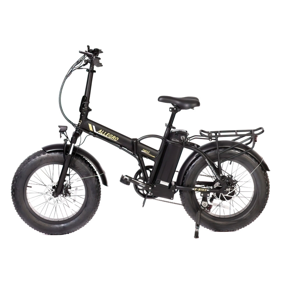 Allegro City Fold foldbar elektrisk cykel - 1000W strøm | 20Ah batteri | 30mph hastighed | 80mi 
