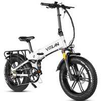 Vitilan I7 Pro 3.0 foldbar elektrisk cykel - 750W strøm | 20Ah batteri | 28mph hastighed | 65mi rækkevidde