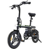 isinwheel CityGlide U1 foldbar elcykel - 500W effekt | 7.8Ah batteri | 20mph hastighed | 28mi rækkevidde
