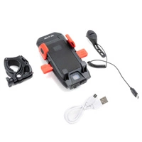 Telefonholder med powerbank LED-lys