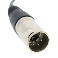 Adapter DC 2,1 mm x 5,5 mm til XLR 4 PIN