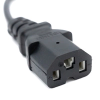 Adapter DC 2,1 mm x 5,5 mm til IEC C13