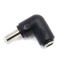 DC-adapter 5,5 mm x 2,1 mm til 5,5 mm x 2,5 mm