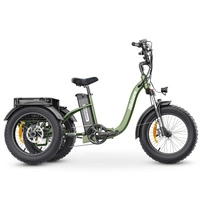Hidoes ET1 elektrisk trehjulet cykel - 750W effekt | 20Ah batteri | 25mph hastighed | 59mi rækkevidde